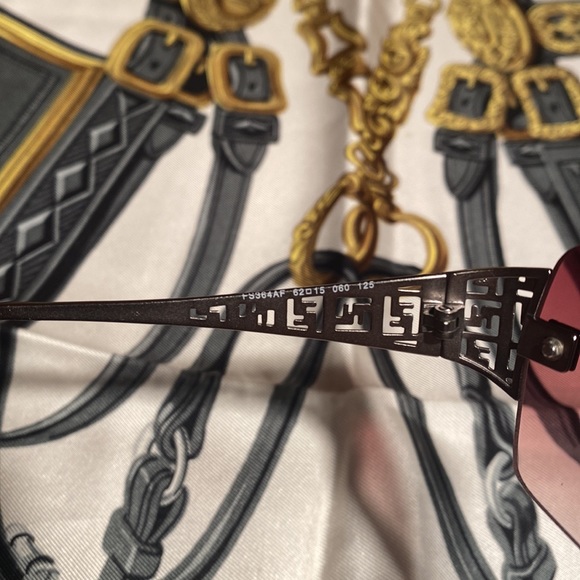 Fendi Zucca Pink Metal Sunglasses main image 5